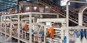 连续平面压机生产线